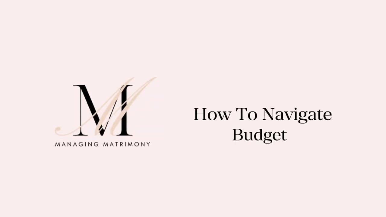 How to track your wedding budget end-to-end — video thumbnail