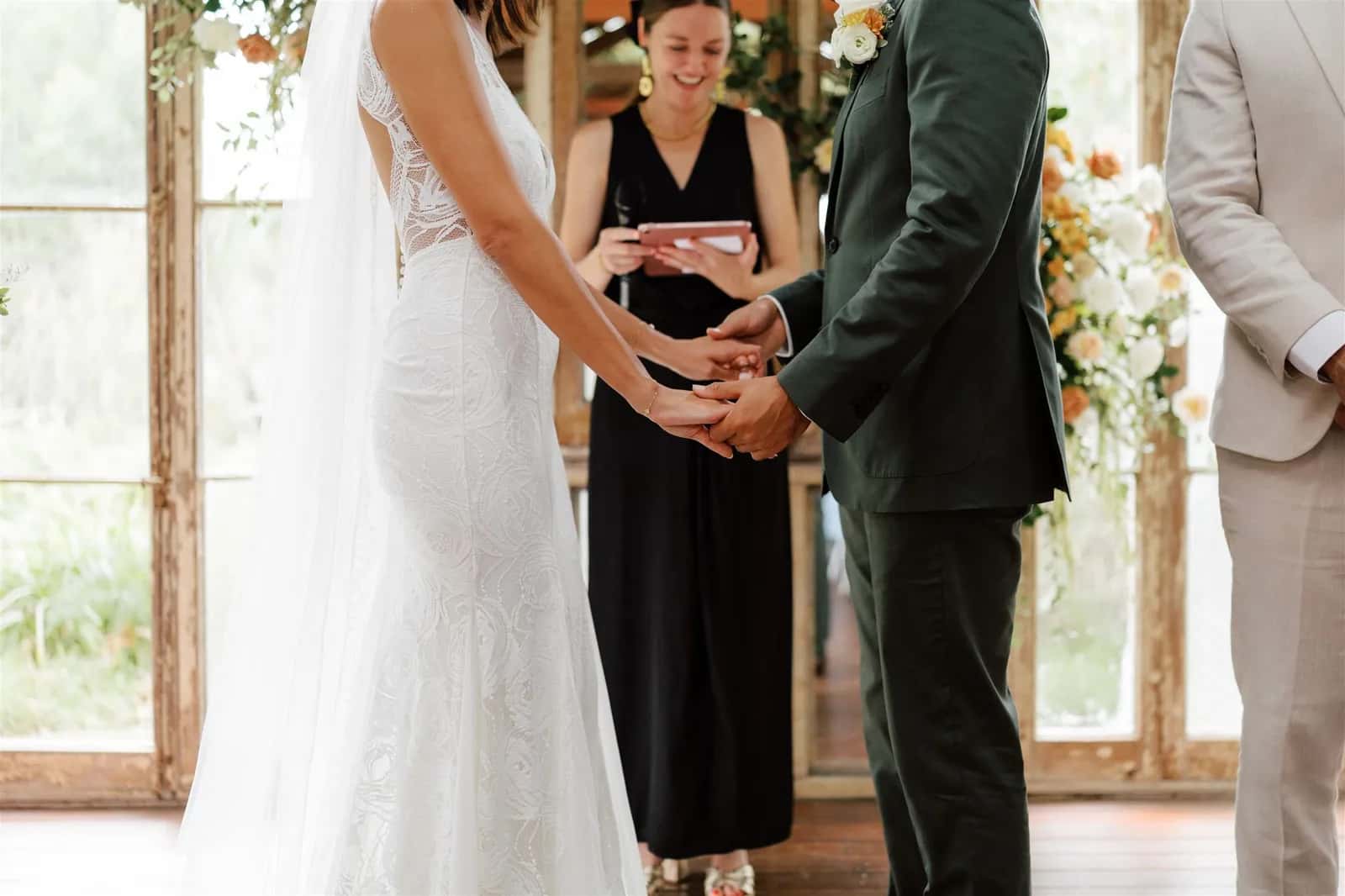 Couple getting married