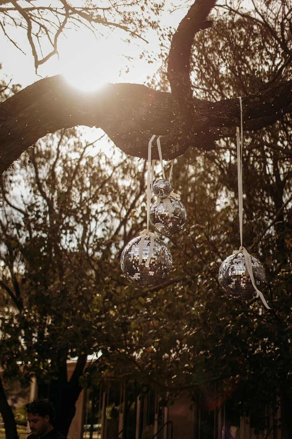 Disco ball decor at The Cove Jervis Bay